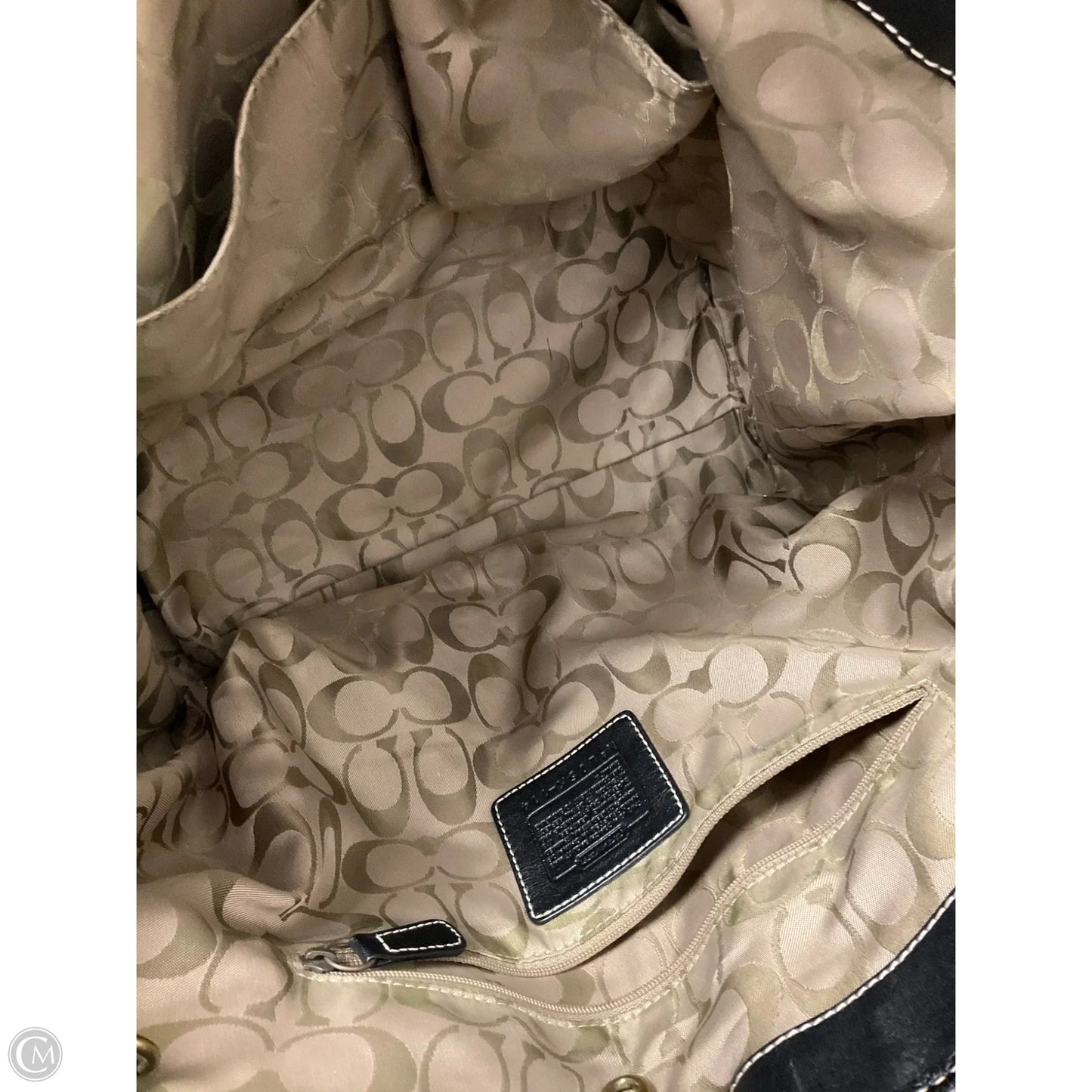 Handbag Designer By Coach, Size: Large
