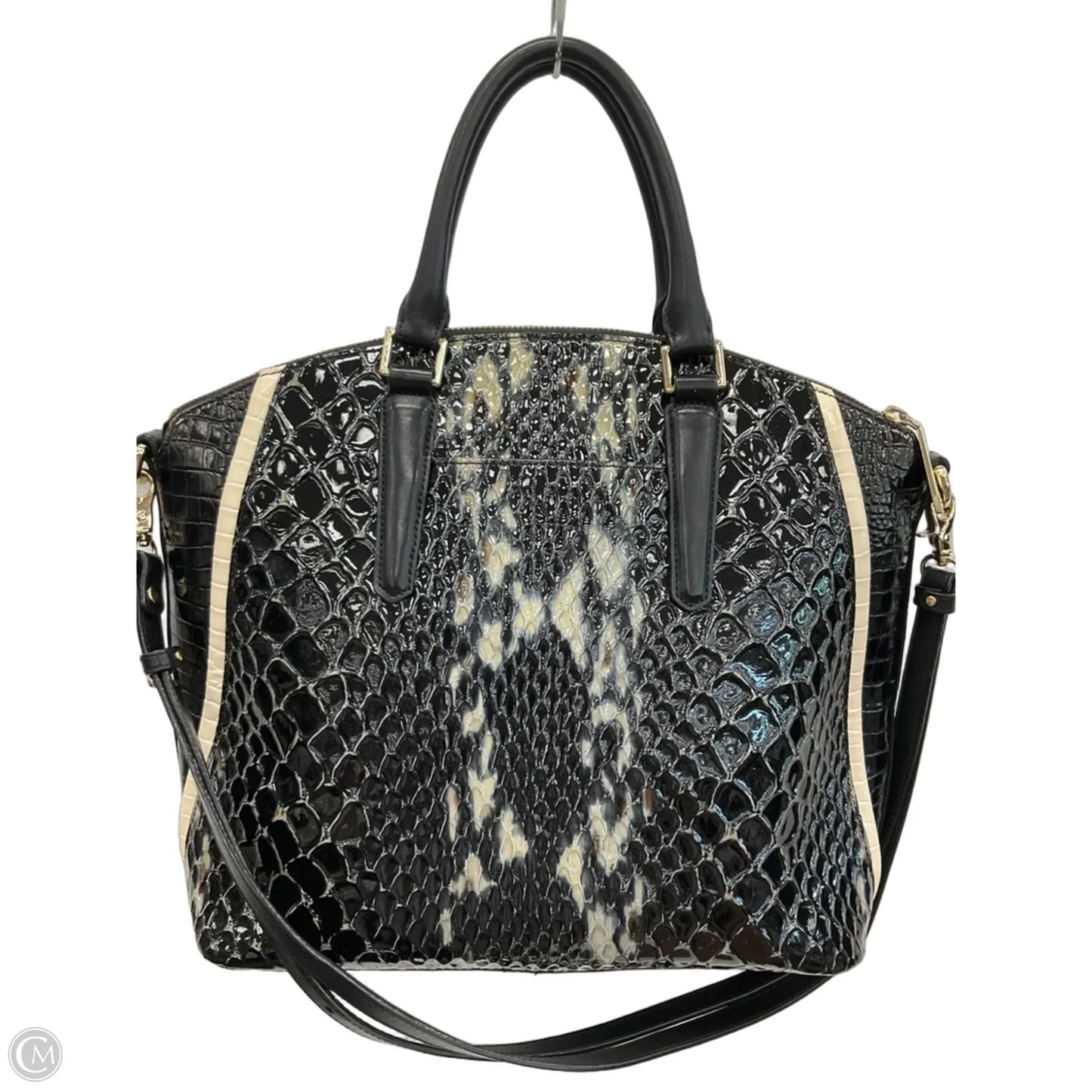 Handbag Designer By Brahmin, Size: Large