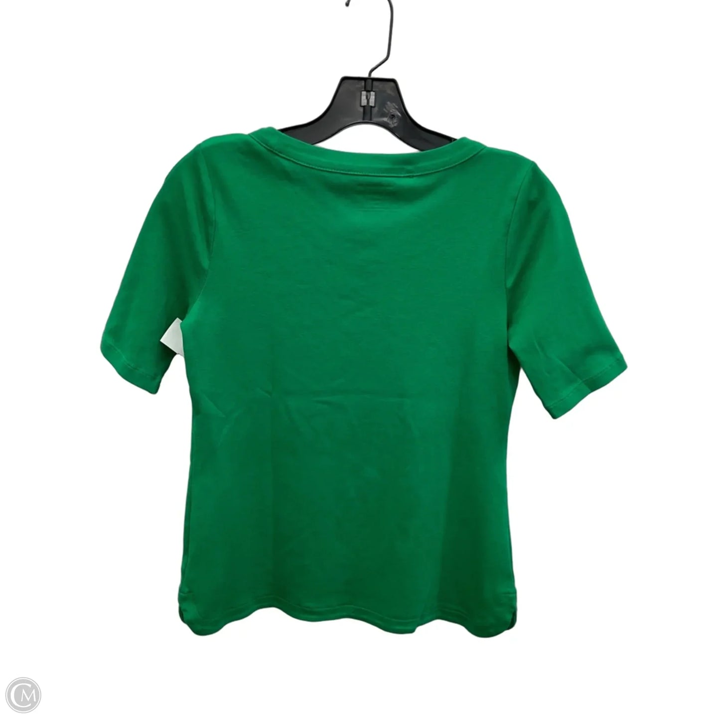Top Short Sleeve Basic By Talbots In Green, Size: Mp