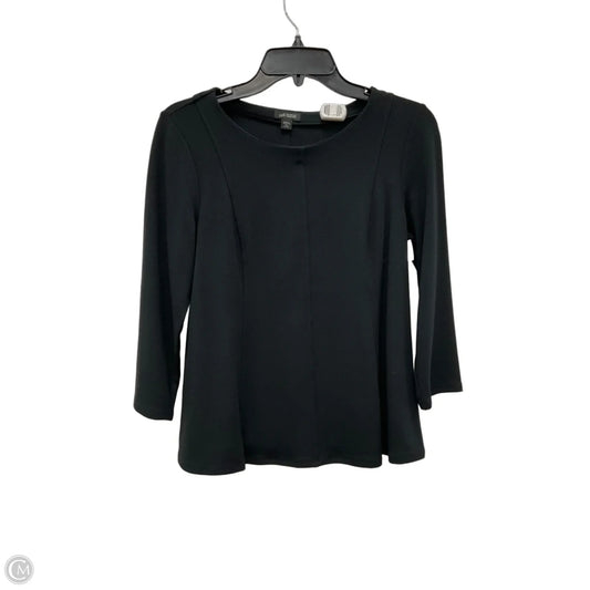 Top Long Sleeve By J. Jill In Black, Size: Xsp