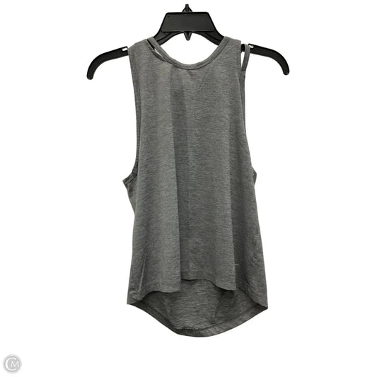 Athletic Tank Top By Nike Apparel In Grey, Size: S