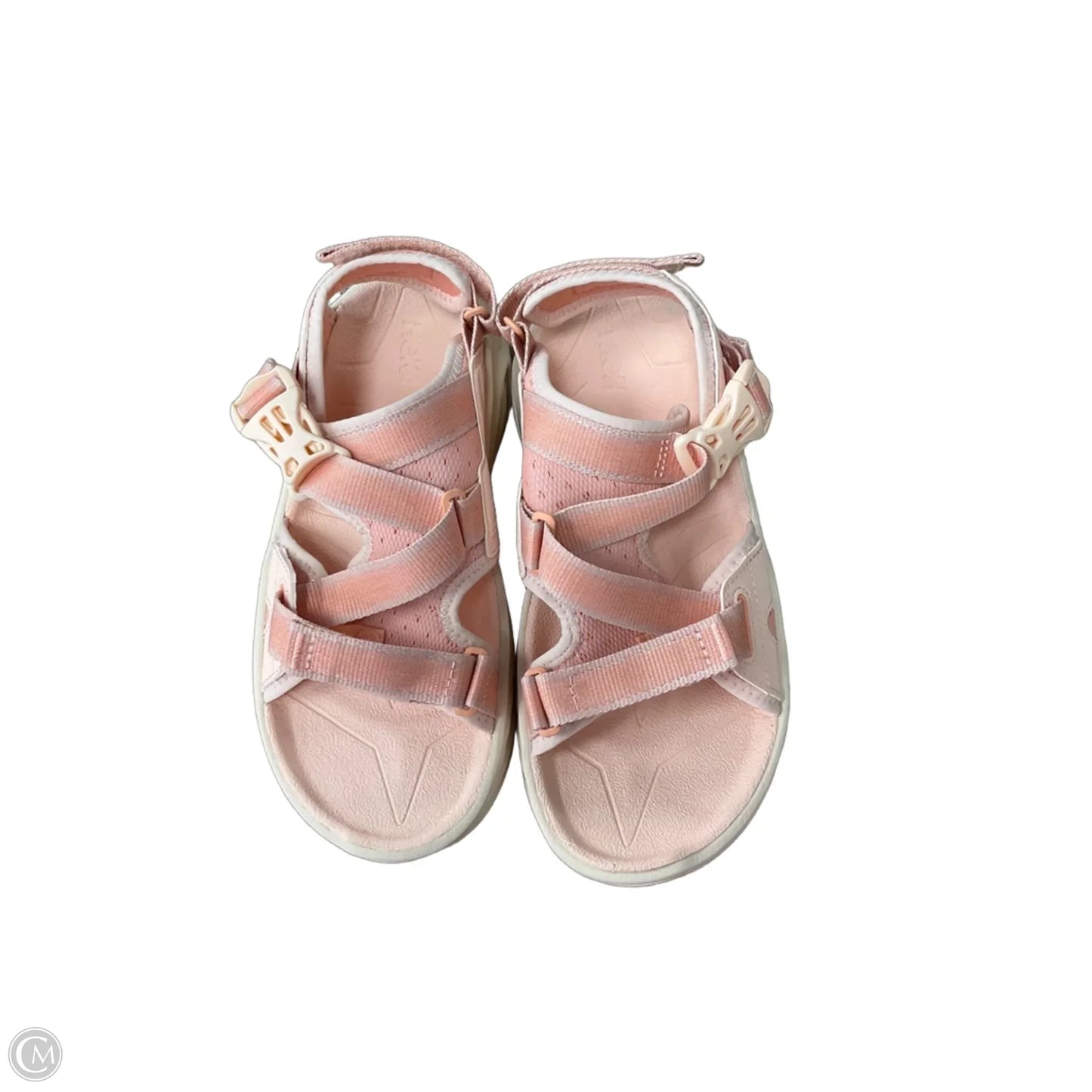 Sandals Flats By Hoka In Pink, Size: 8