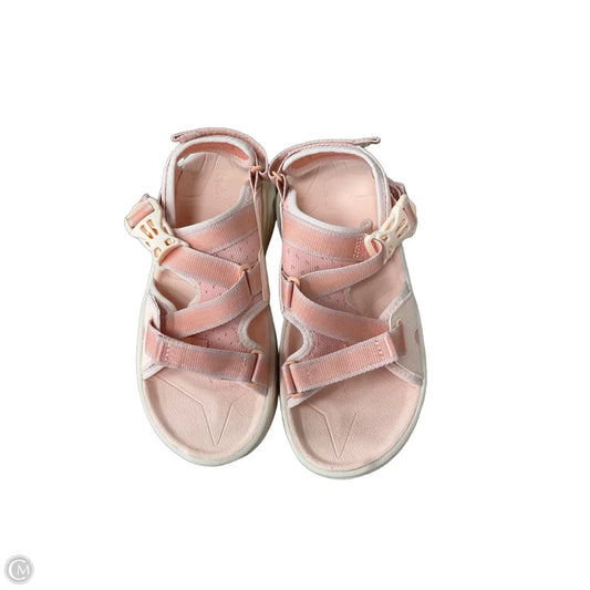 Sandals Flats By Hoka In Pink, Size: 8
