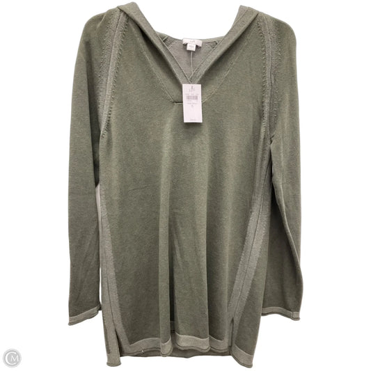 Sweatshirt Hoodie By J. Jill In Green, Size: S