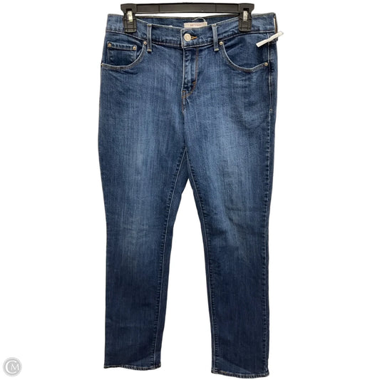 Jeans Straight By Levis In Blue, Size: 28