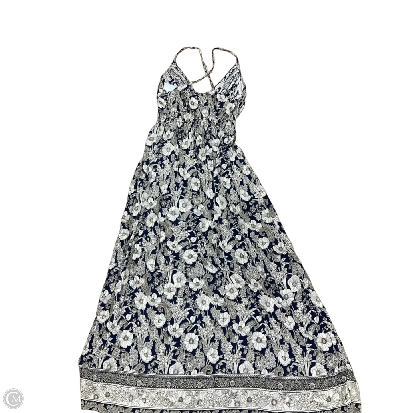 Dress Casual Maxi By Angie In Blue, Size: L