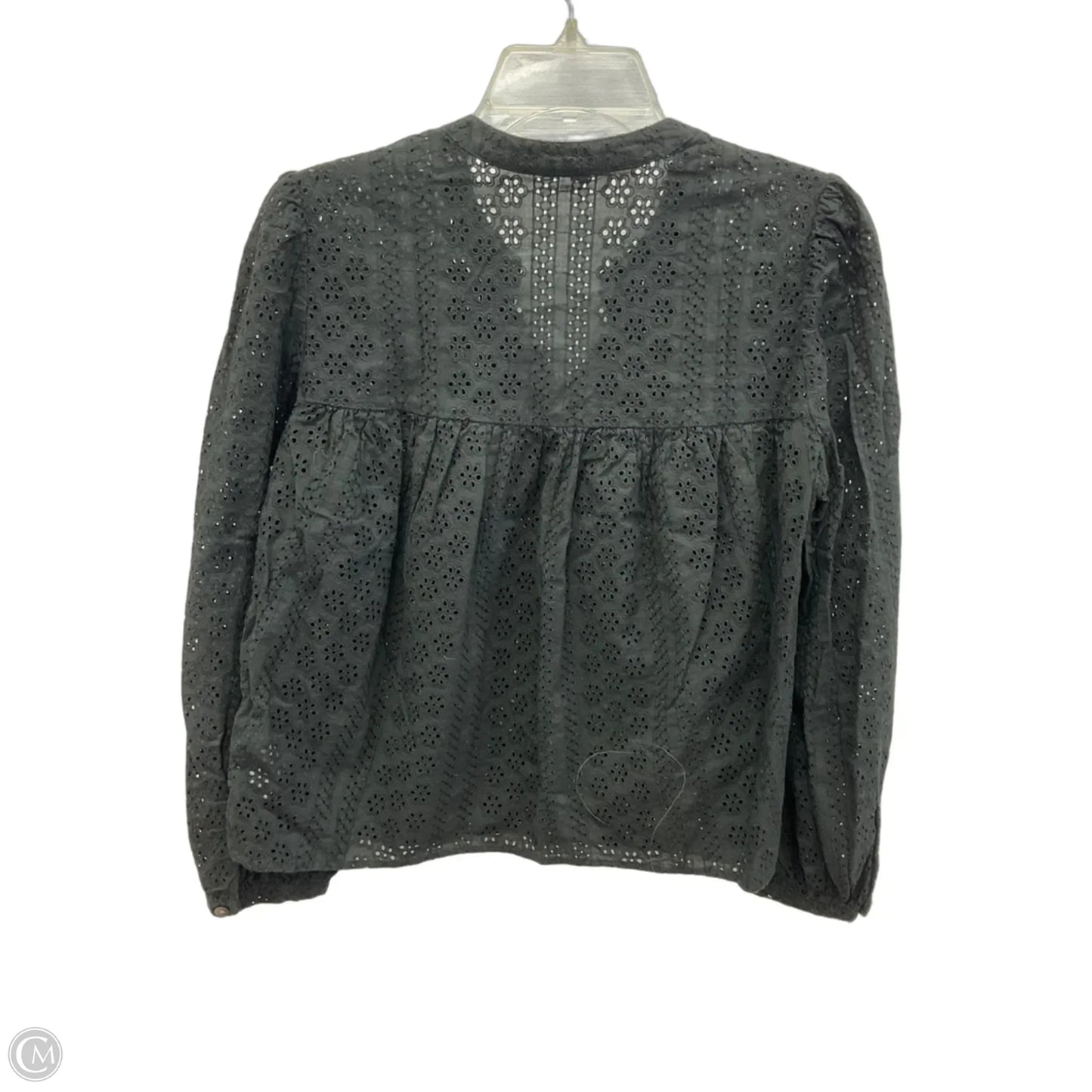 Top Long Sleeve By Madewell In Black, Size: M
