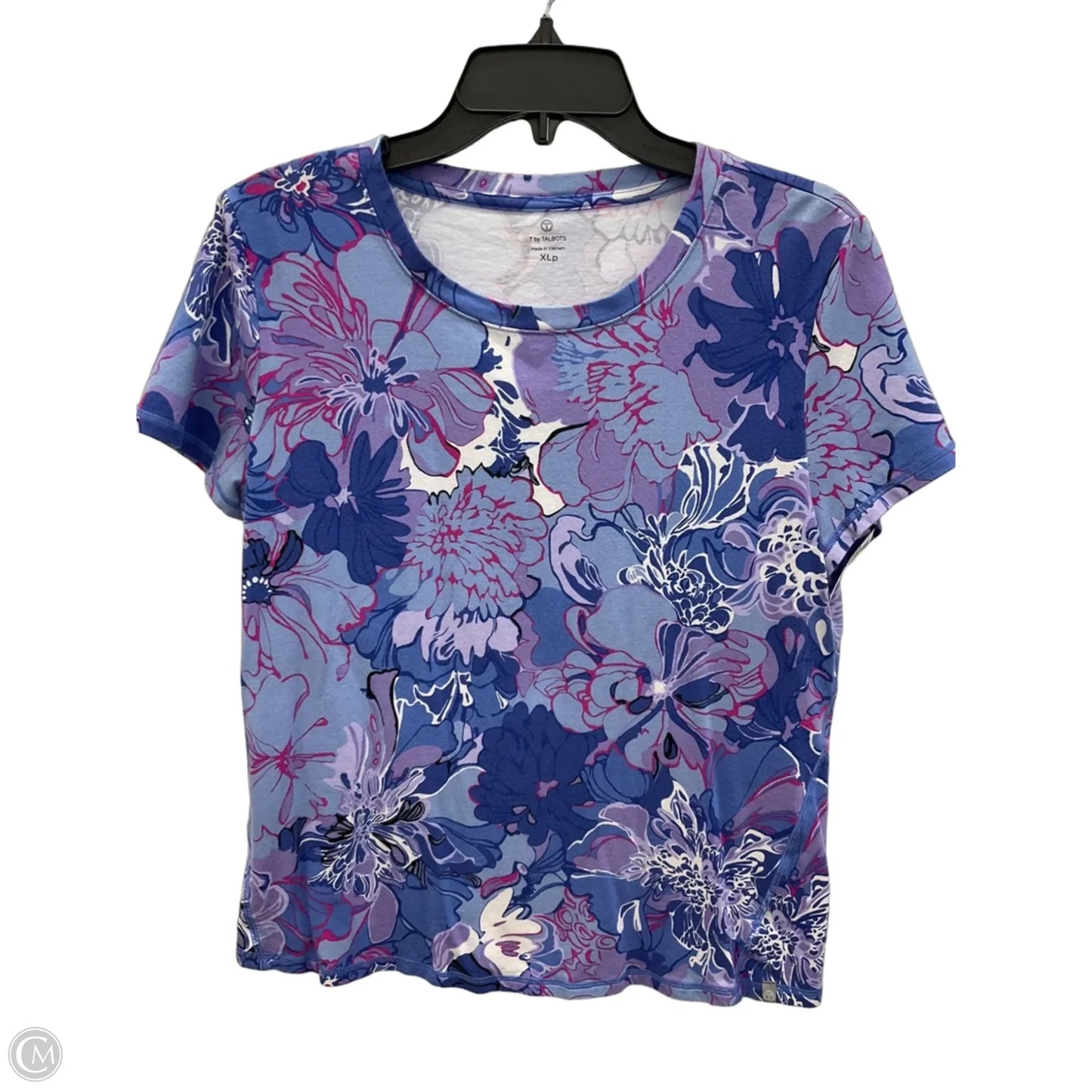 Athletic Top Short Sleeve By Talbots In Purple, Size: Xlp