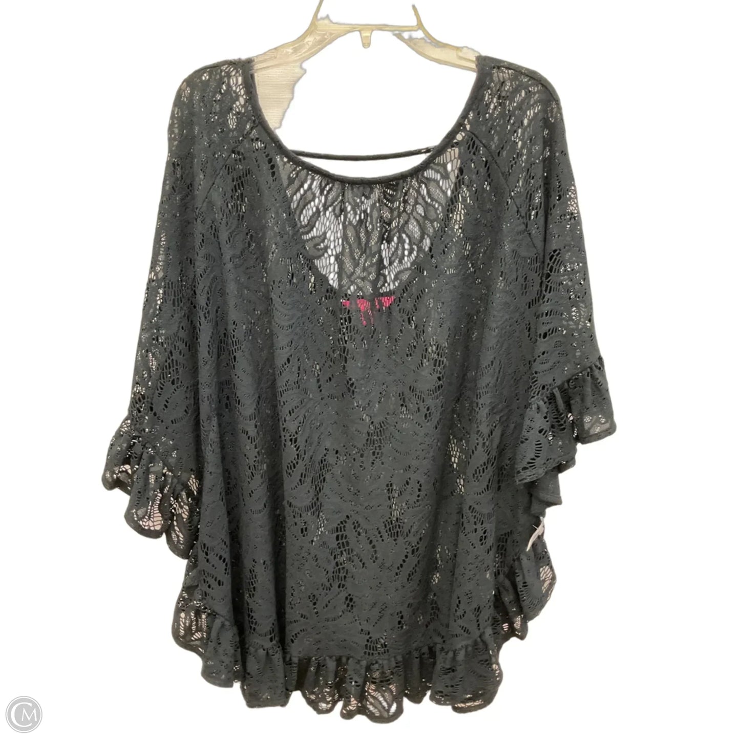 Swimwear Cover-up Designer By Lilly Pulitzer In Black, Size: S