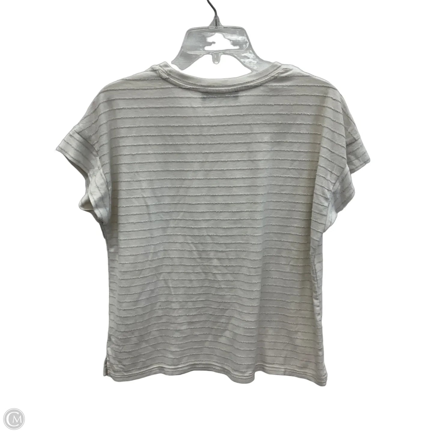 Top Short Sleeve By Ellen Tracy In White, Size: L
