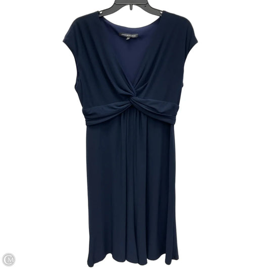 Dress Casual Midi By Jones Wear In Navy, Size: Xl