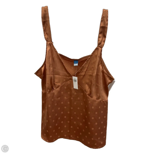 Top Sleeveless By Old Navy In Orange, Size: L