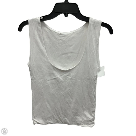 Top Sleeveless By Loft In White, Size: S