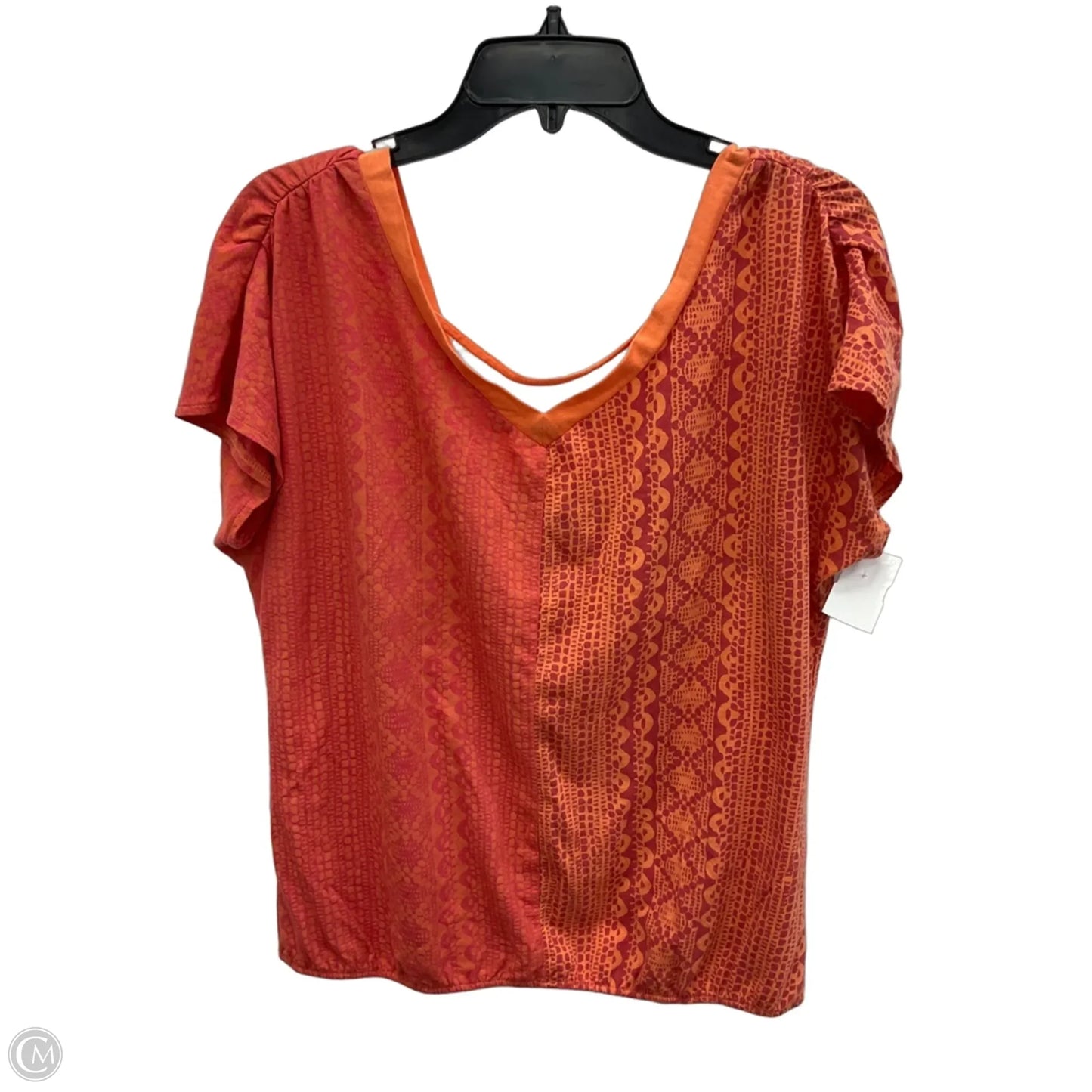 Top Short Sleeve By Prana In Orange, Size: M