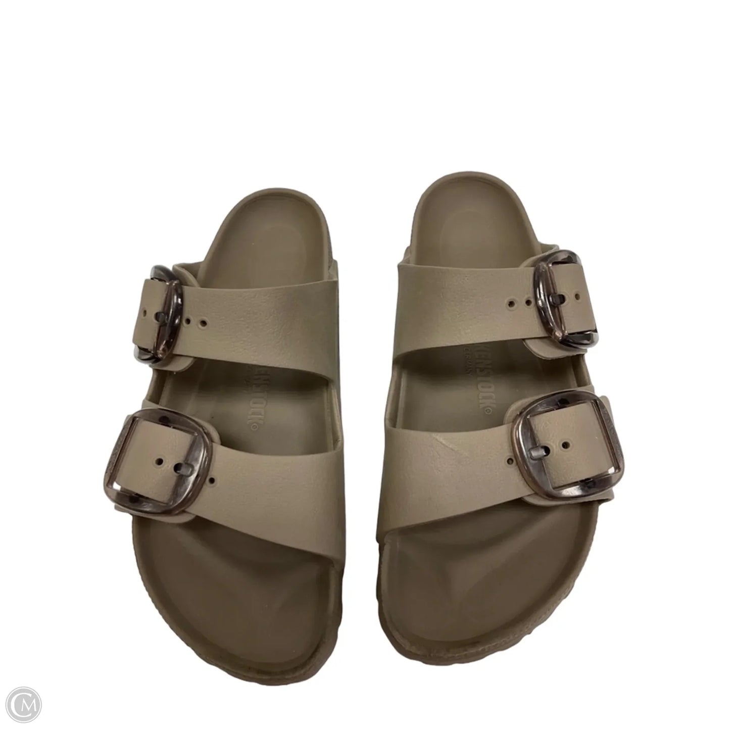 Sandals Flats By Birkenstock In Tan, Size: 8