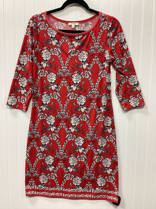 Dress Casual Midi By Max Studio In Red, Size:S