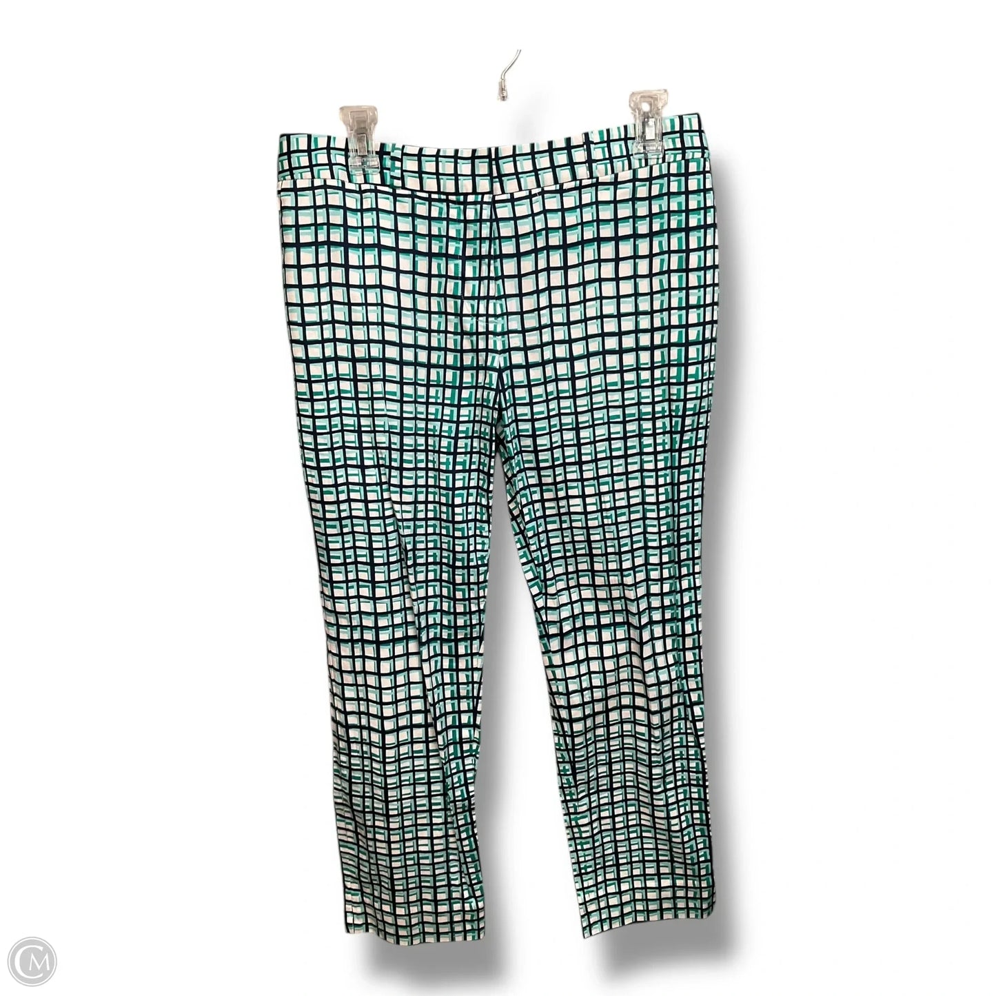 Pants Designer By Kate Spade In Blue & Green, Size: 6
