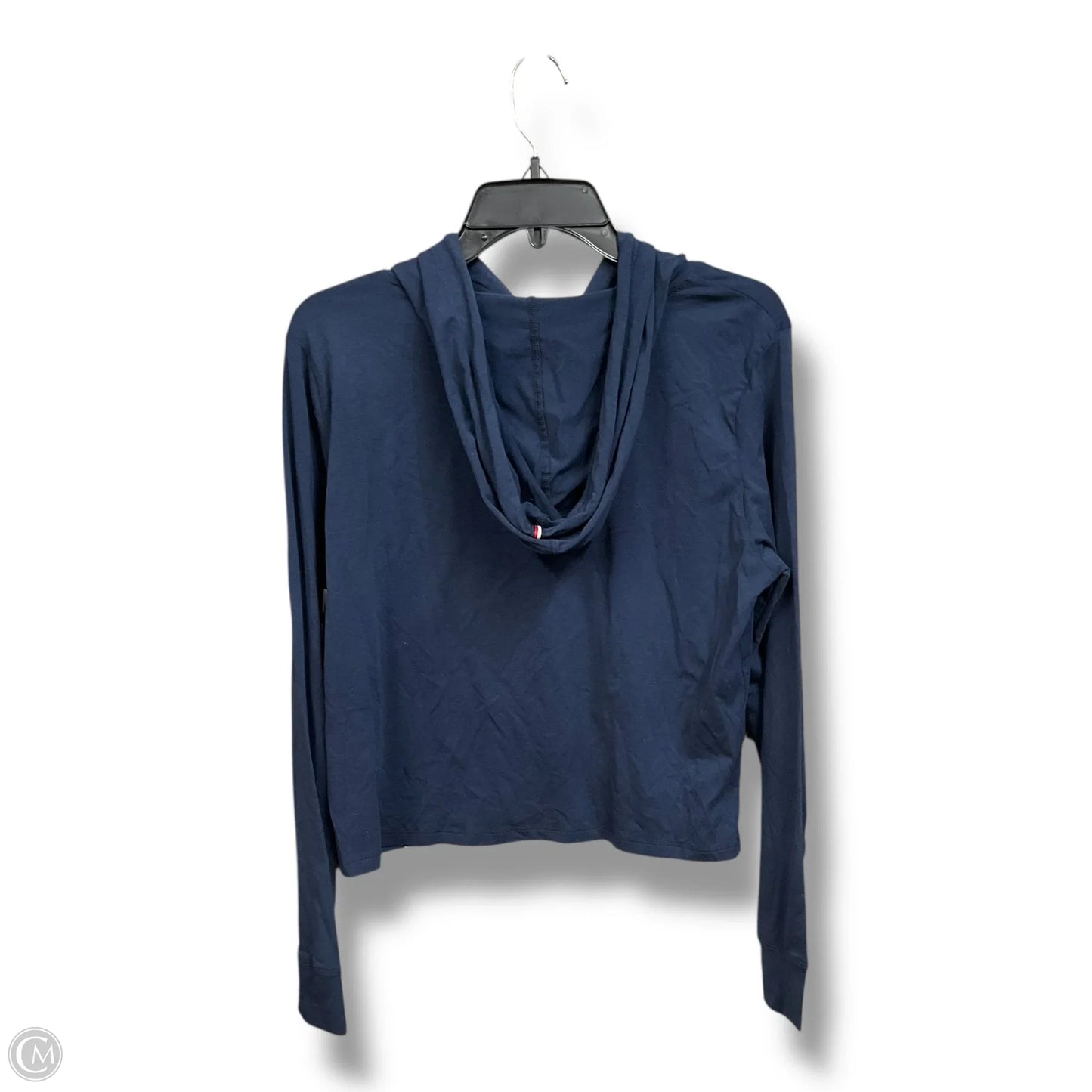 Top Long Sleeve By Tommy Hilfiger In Blue, Size: L