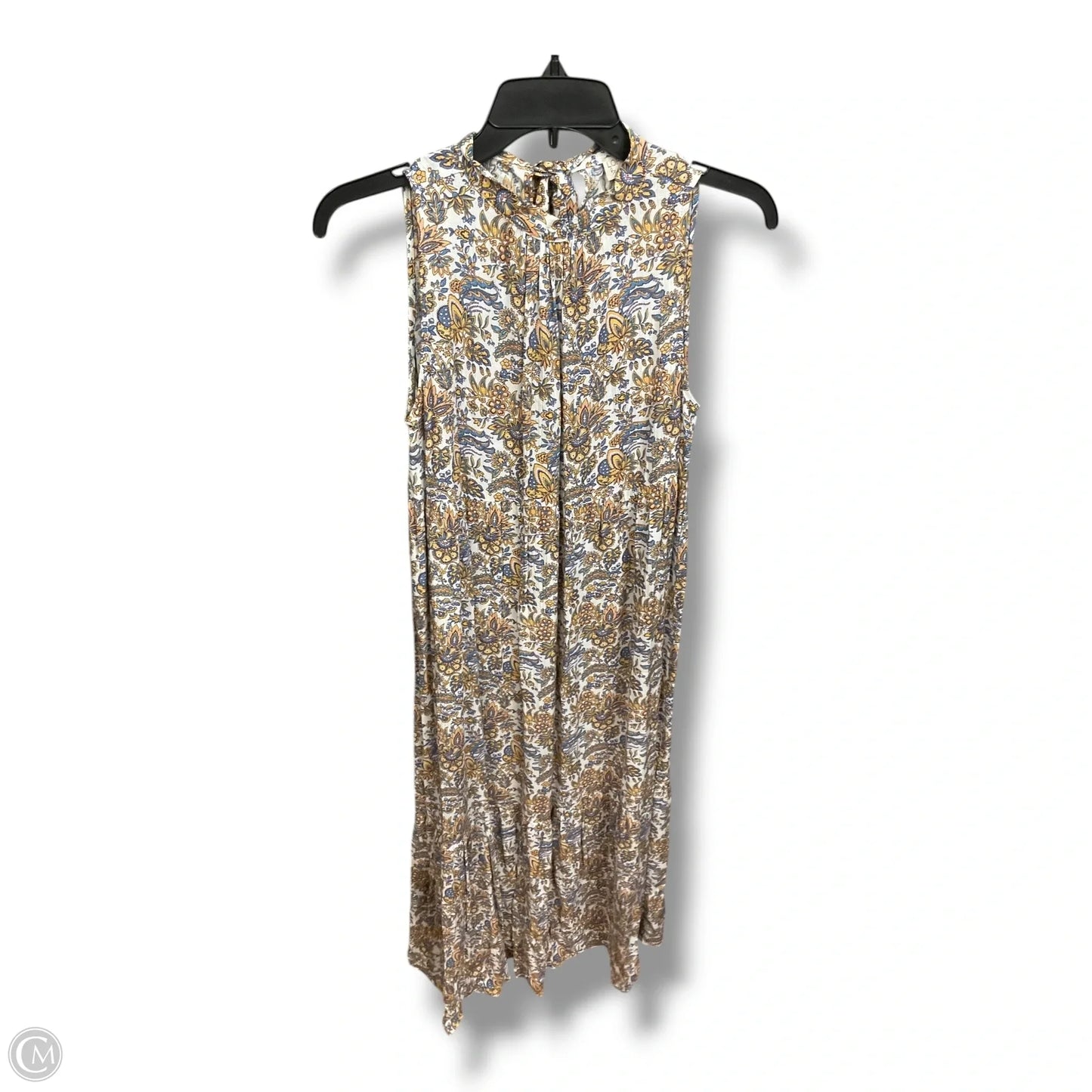 Dress Casual Maxi By Loft In Paisley Print, Size: Xxs