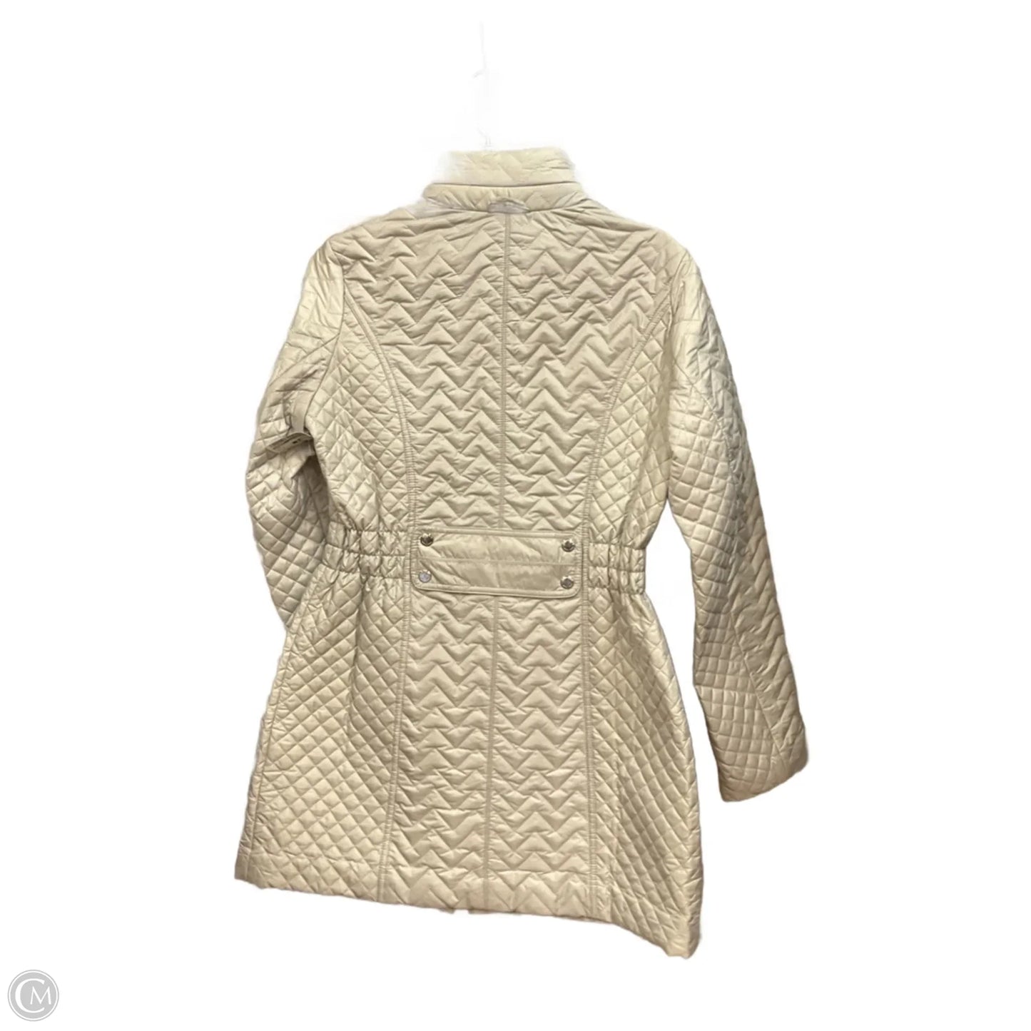 Coat Puffer & Quilted By Laundry In Grey, Size: M