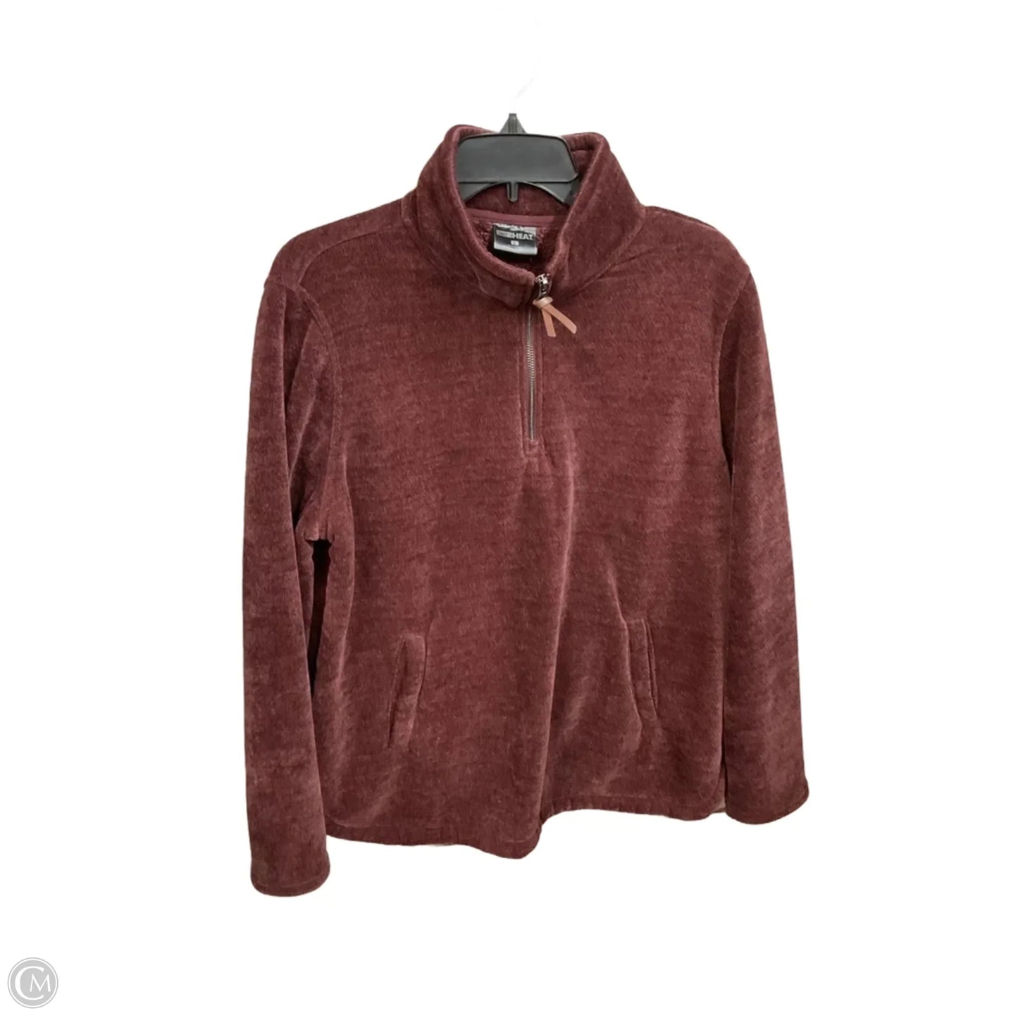 Jacket Shirt By 32 Degrees In Maroon, Size: L
