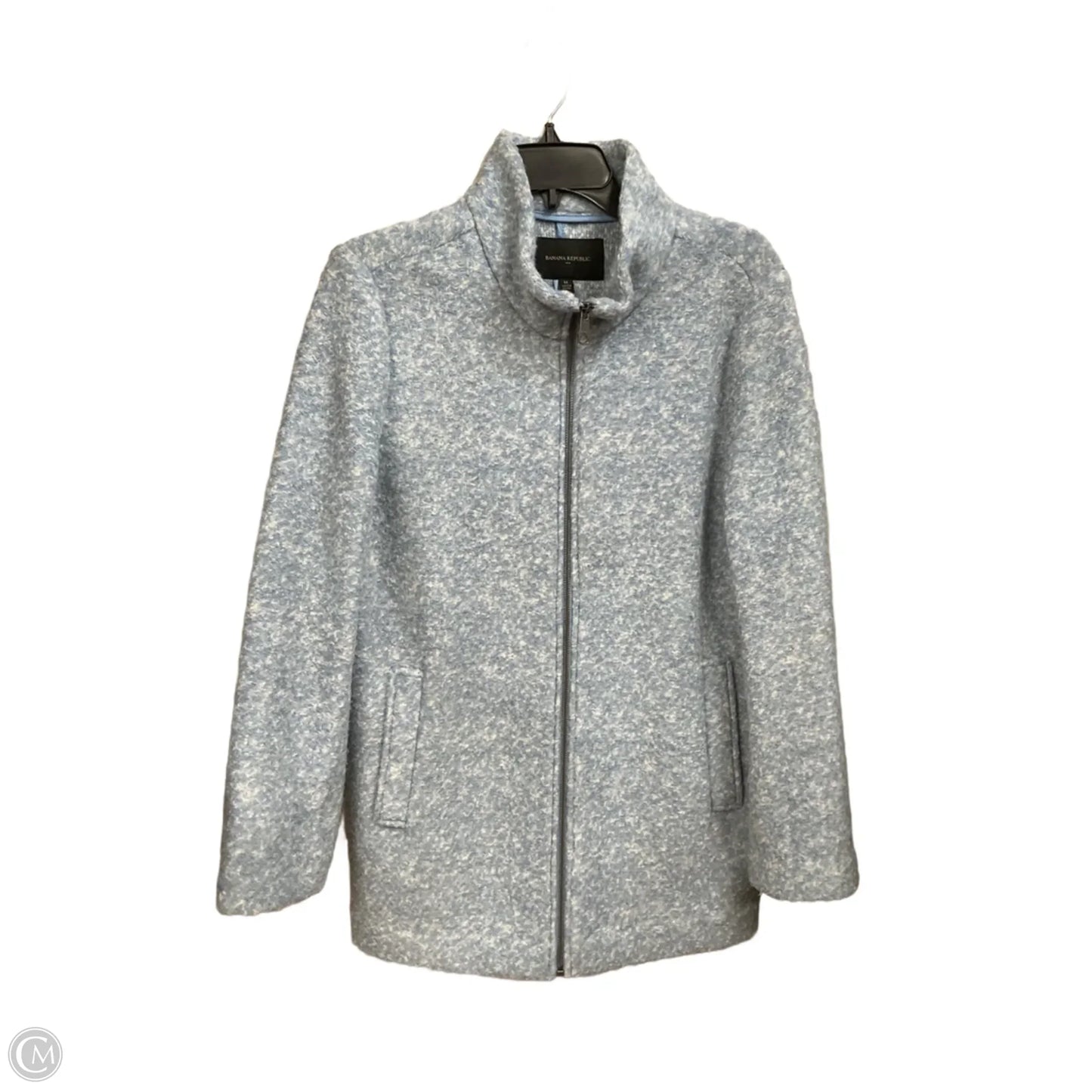 Coat Other By Banana Republic In Blue & White, Size: M