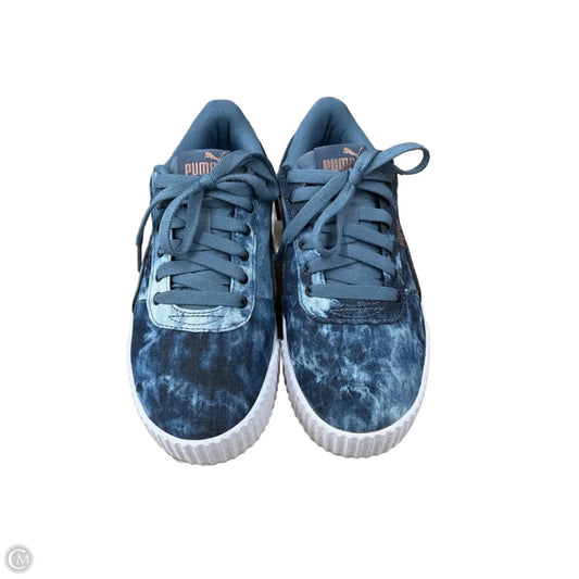 Shoes Athletic By Puma In Blue Denim, Size: 8