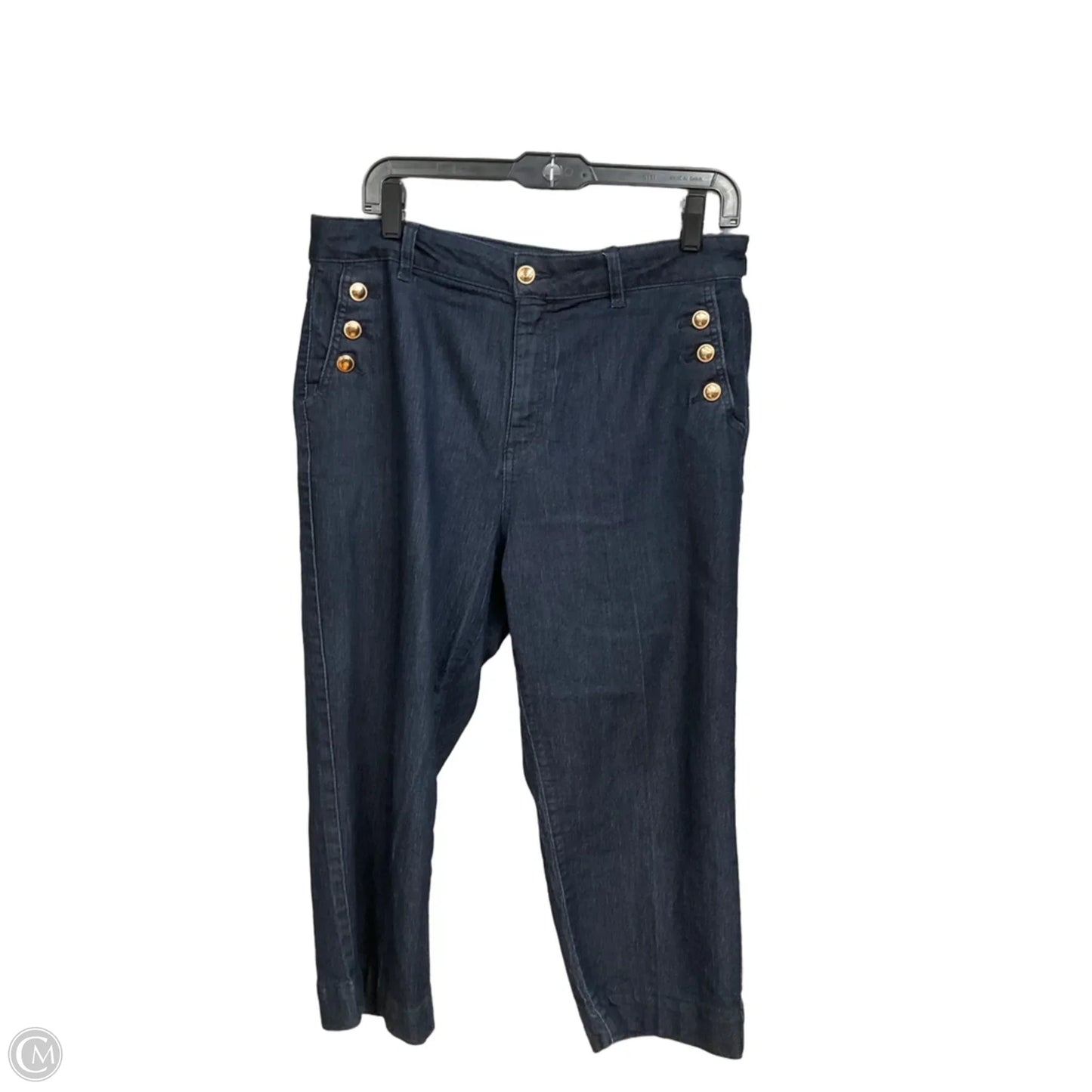 Capris By Rachel Zoe In Blue Denim, Size: 12