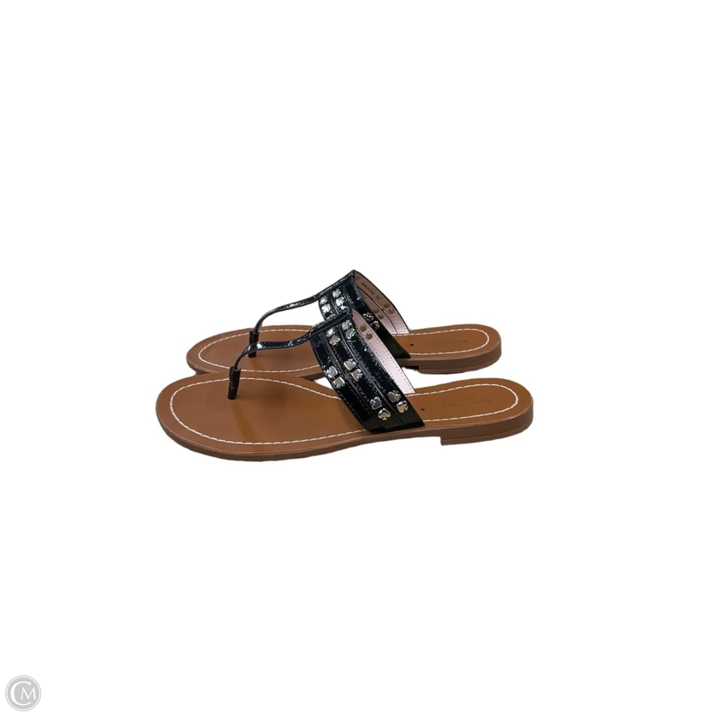 Sandals Designer By Kate Spade In Black, Size: 7.5
