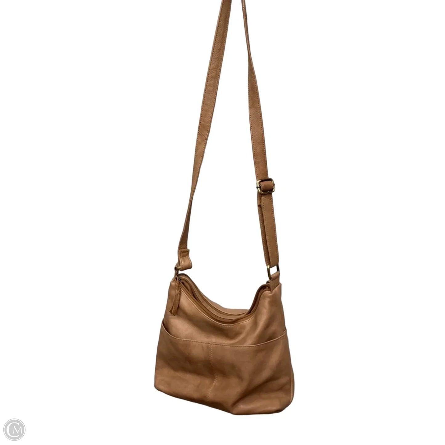 Handbag Leather By Cmc, Size: Medium