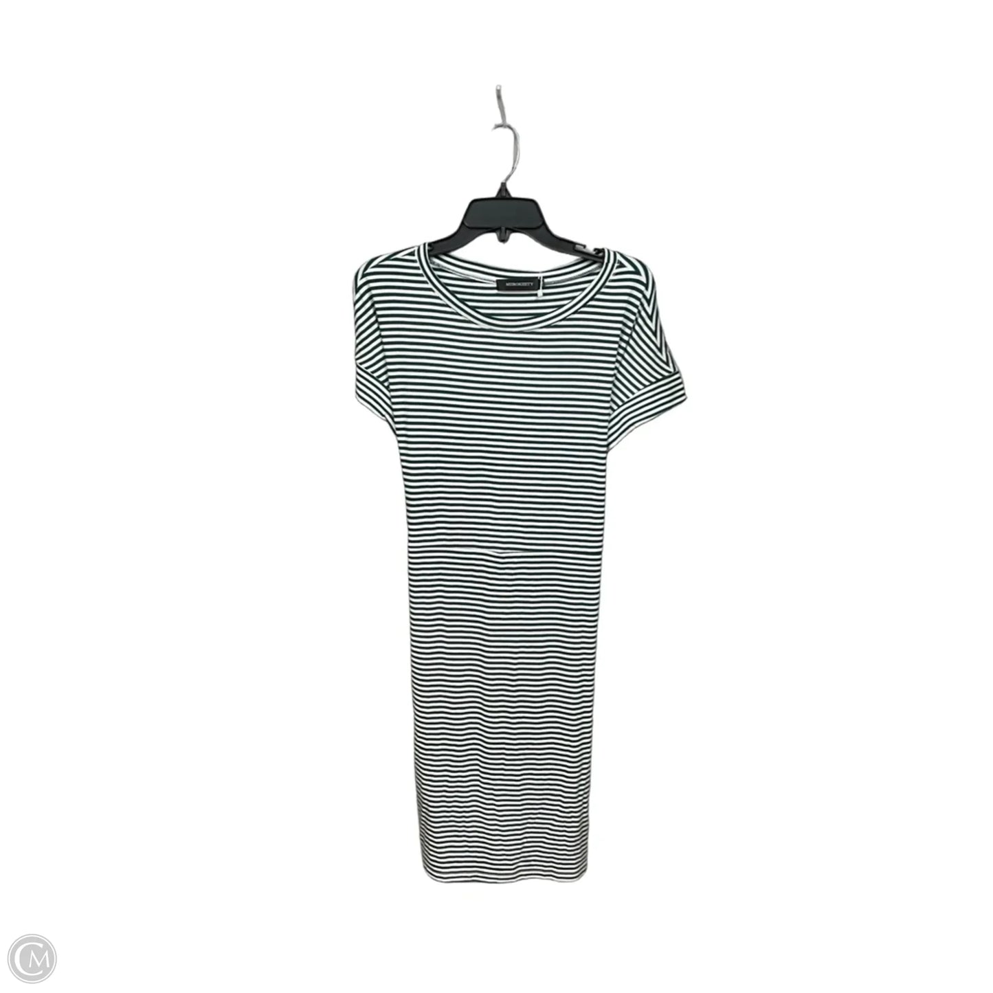 Dress Casual Midi By Merokeety In Striped Pattern, Size: Xl