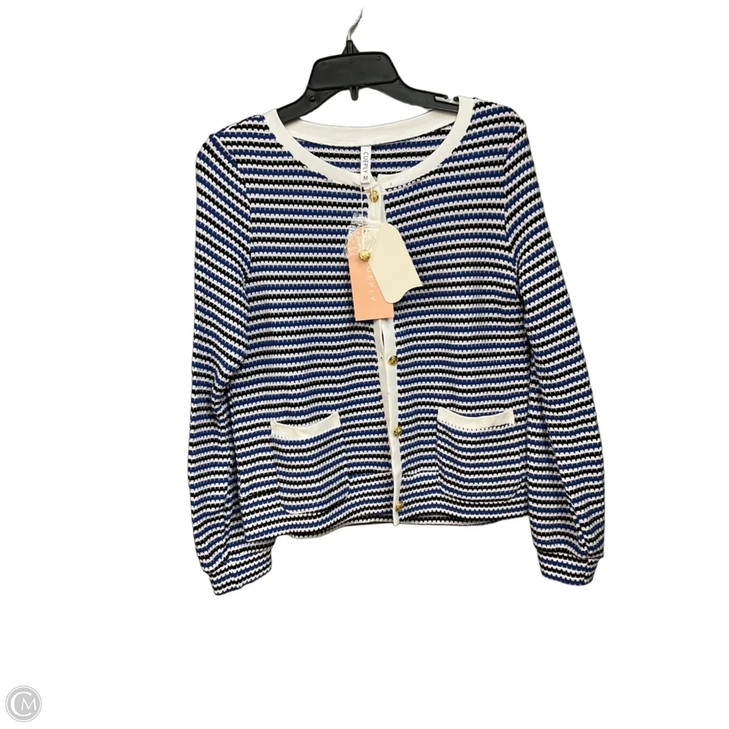 Cardigan By Cmc In Black & White, Size: M