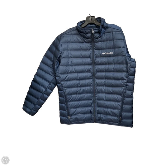 Coat Puffer & Quilted By Columbia In Blue, Size: L