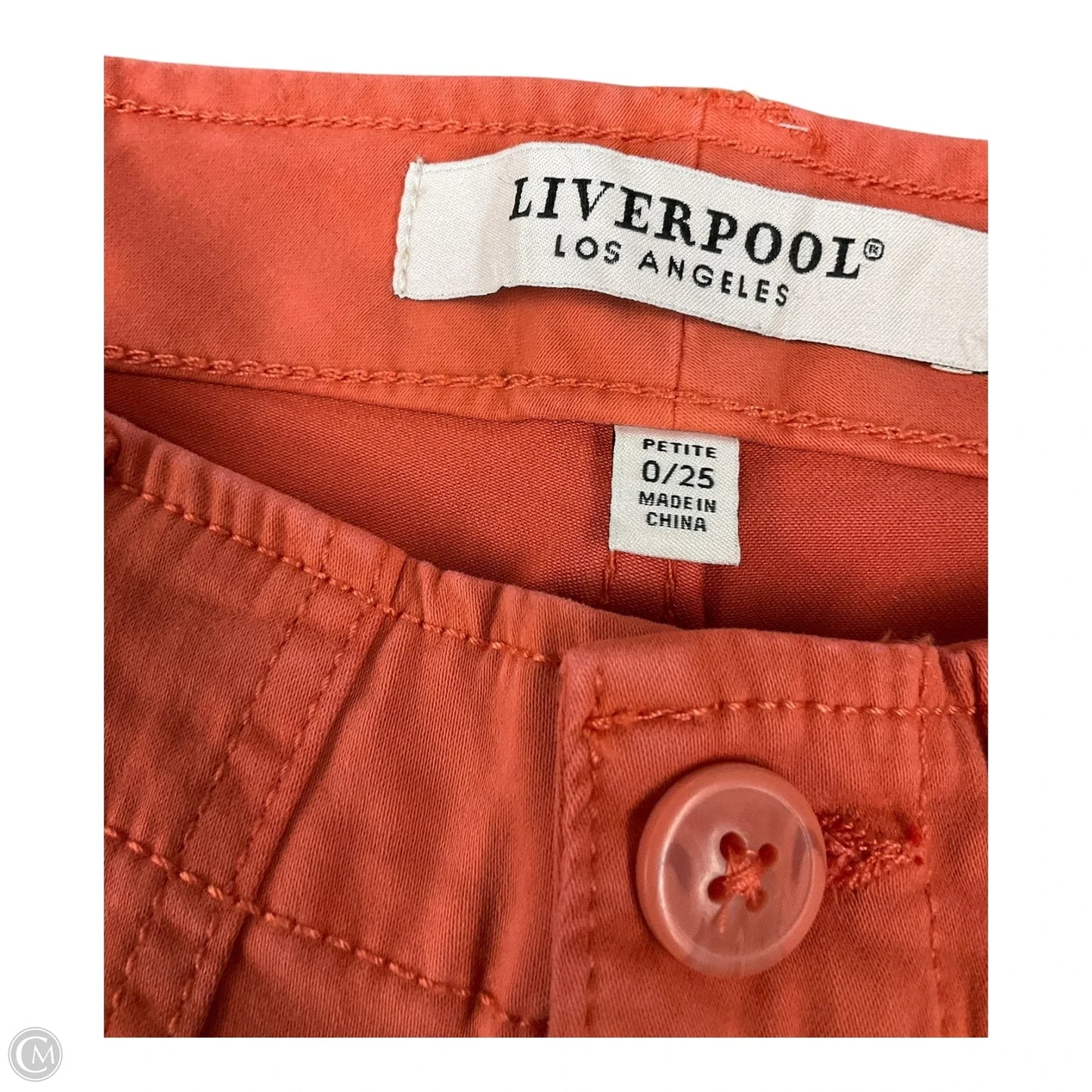 Pants Cargo & Utility By Liverpool In Orange, Size: 0p