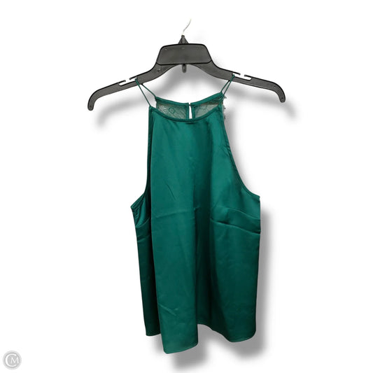 Top Sleeveless By Loft In Green, Size: S