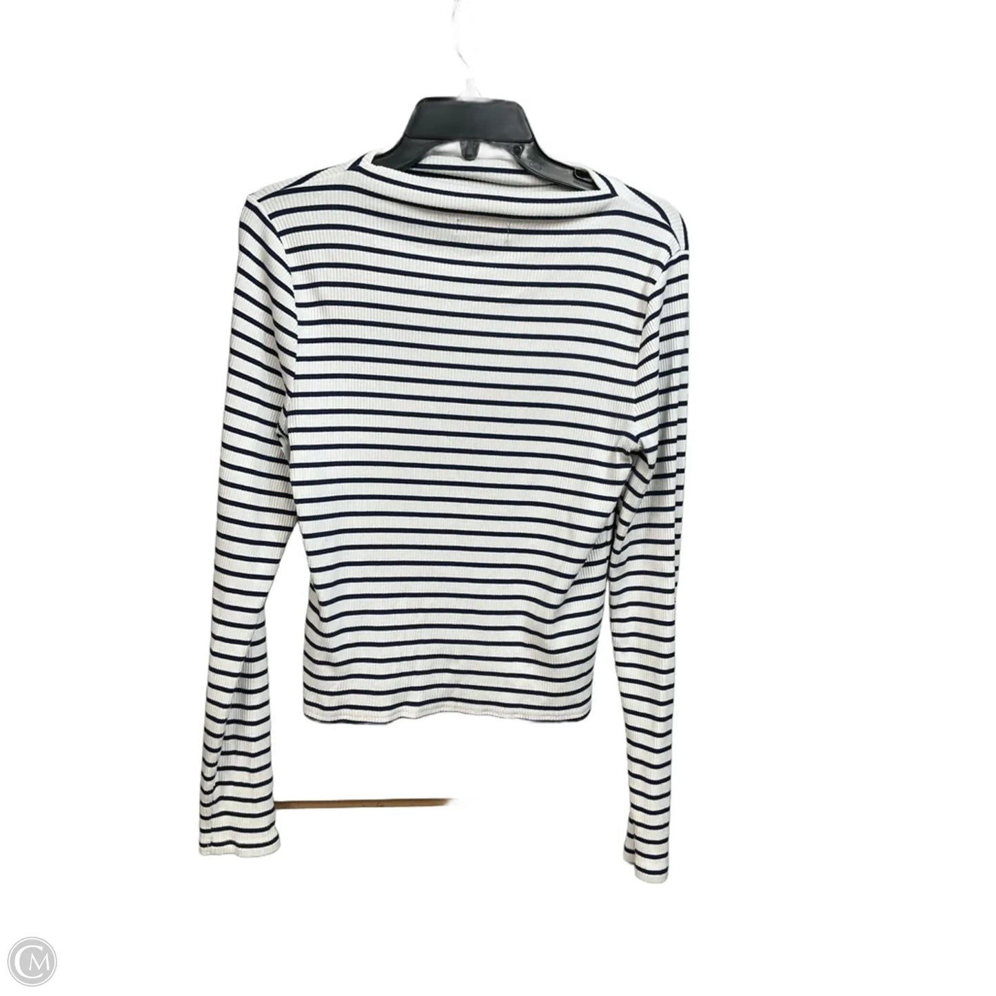 Top Long Sleeve By J. Crew In Striped Pattern, Size: L