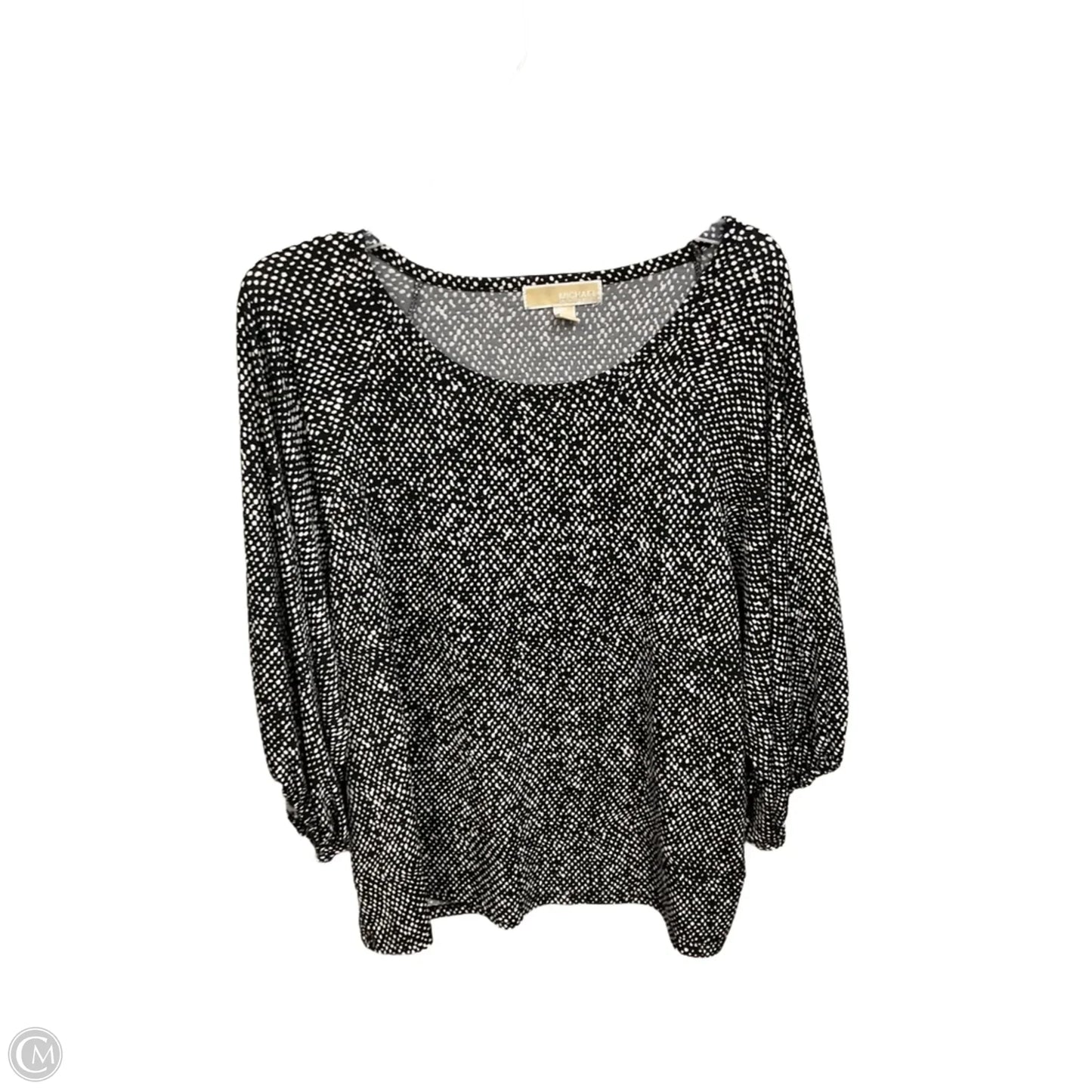 Top 3/4 Sleeve By Michael By Michael Kors In Animal Print, Size: Xl