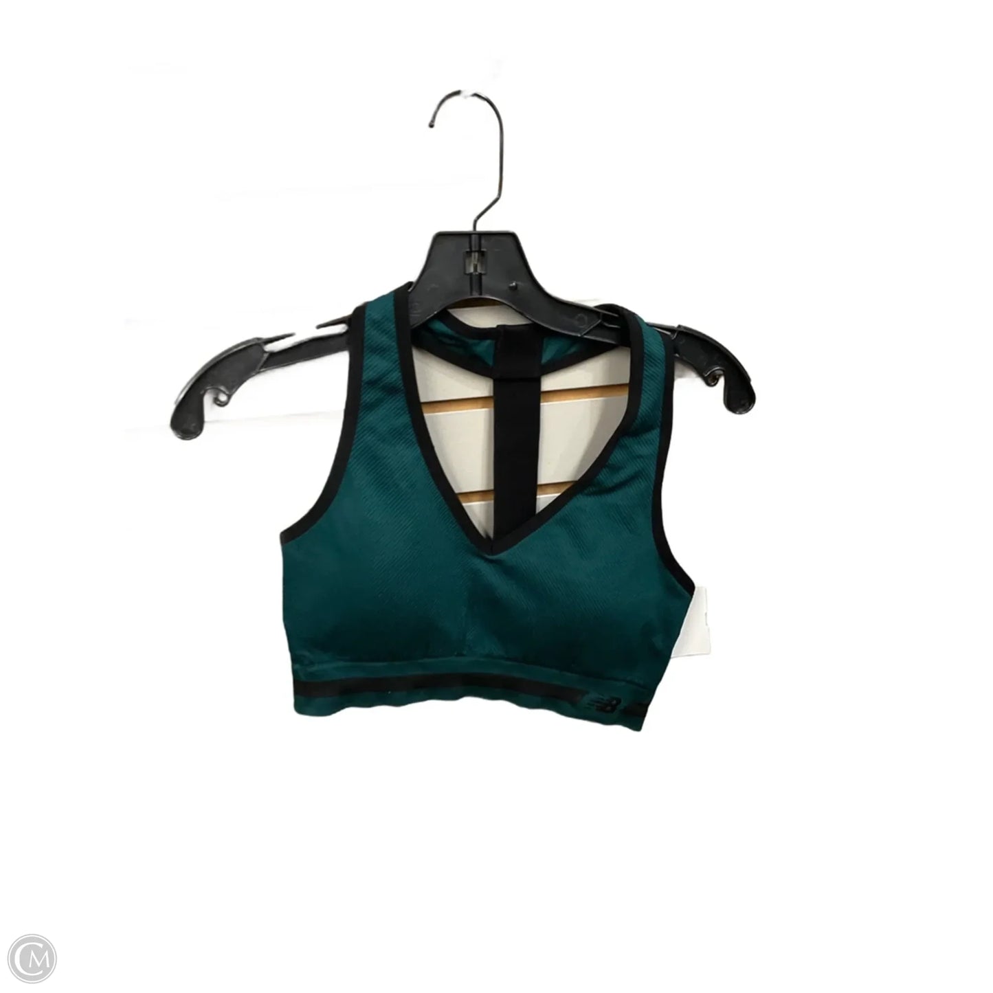 Athletic Bra By New Balance In Teal, Size: L