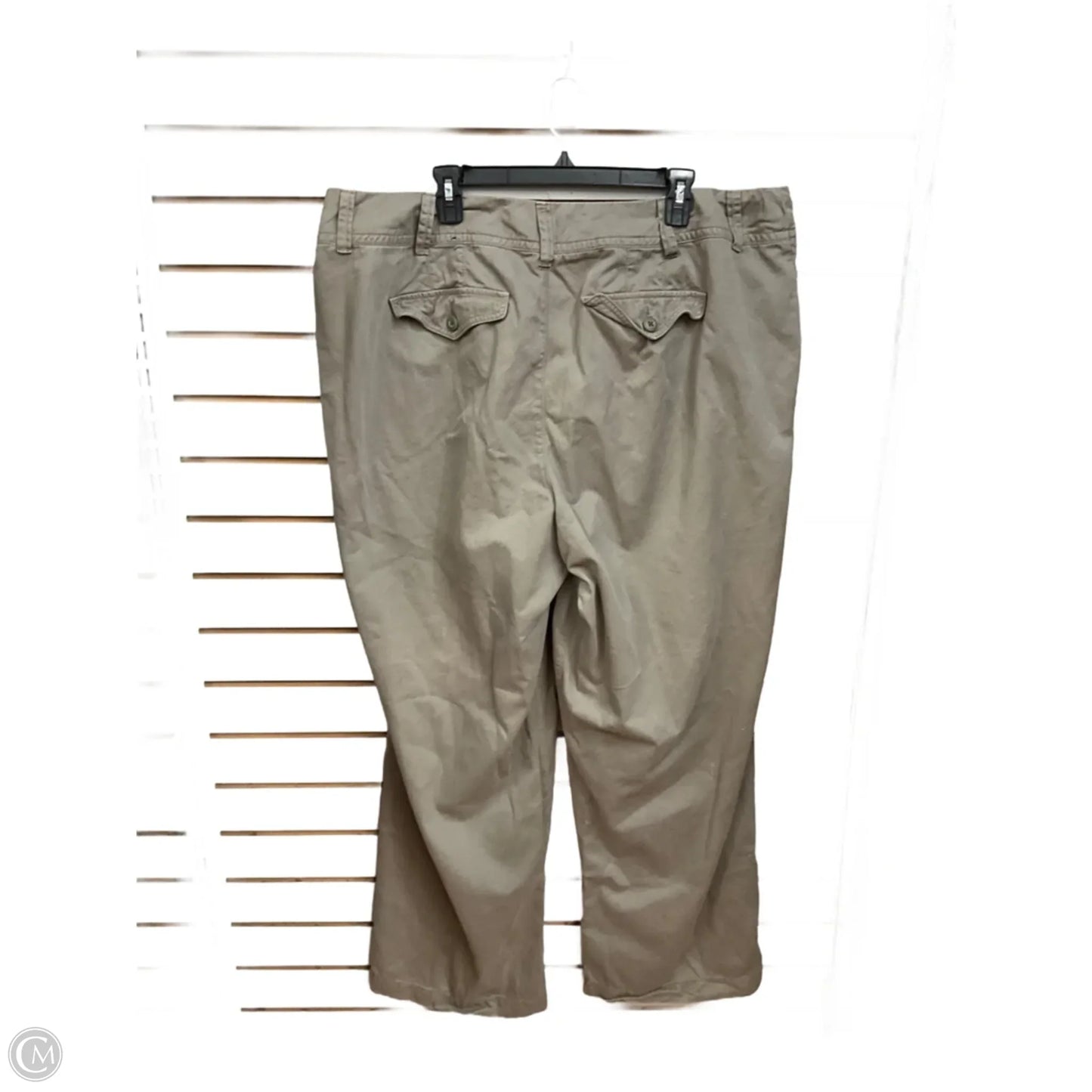 Pants Wide Leg By Lane Bryant In Green, Size: 22