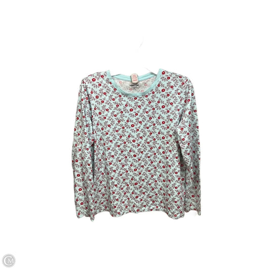 Top Long Sleeve By Lands End In Floral Print, Size: L