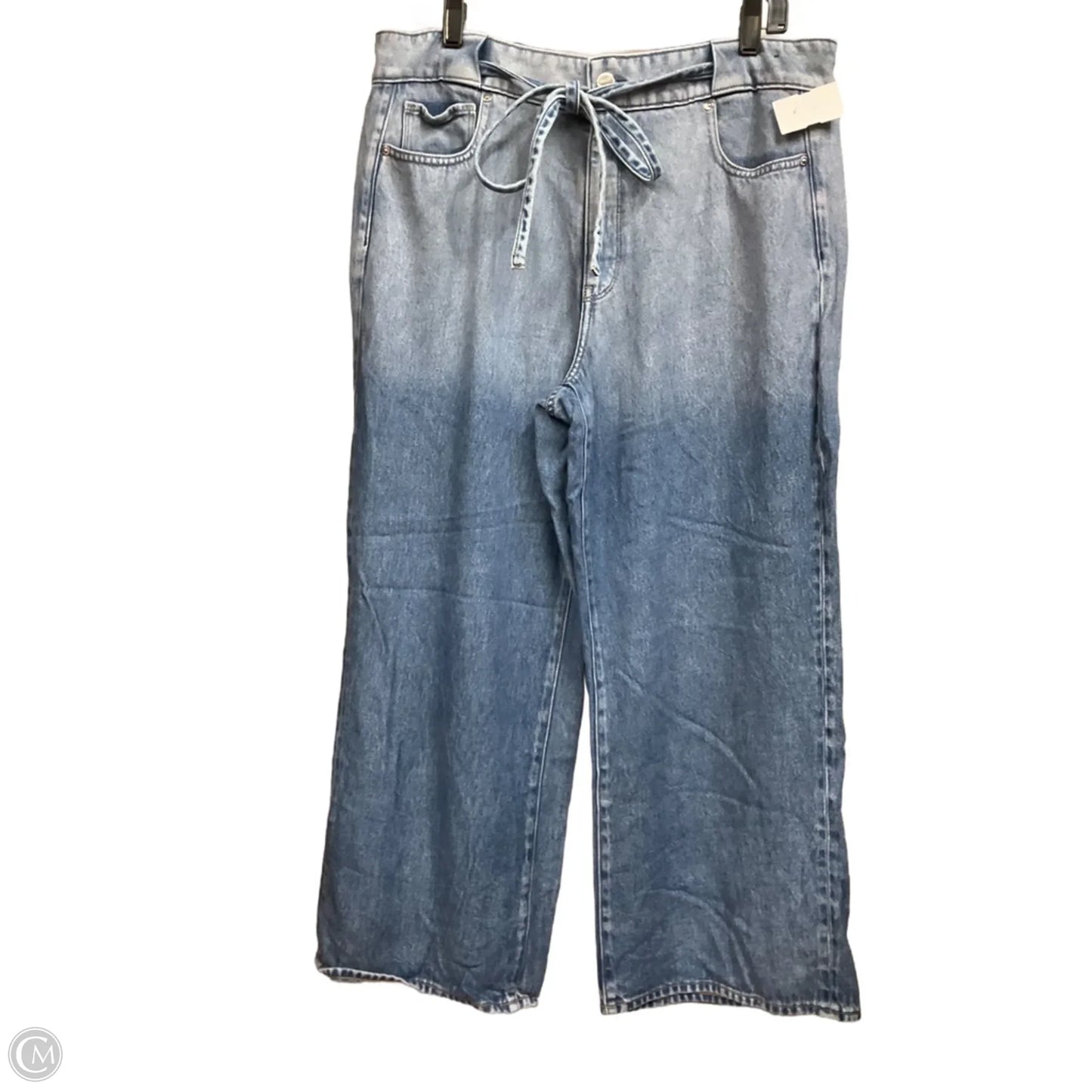 Jeans Wide Leg By White House Black Market In Blue Denim, Size: 14