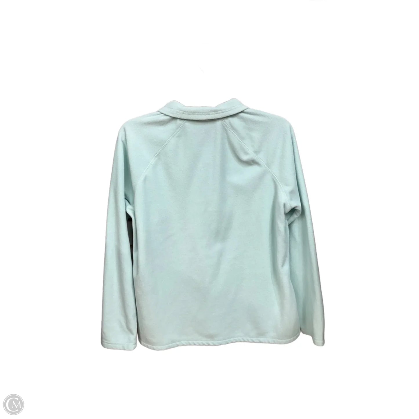 Top Long Sleeve By Eddie Bauer In Aqua, Size: Lp