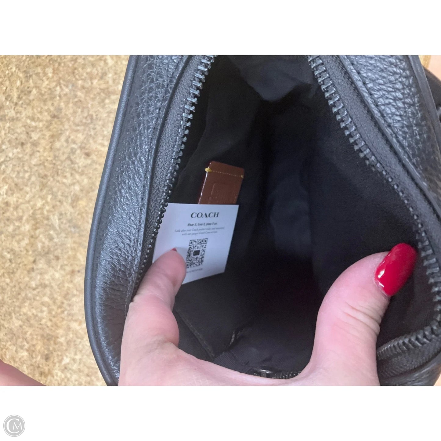 Crossbody Designer By Coach, Size: Small