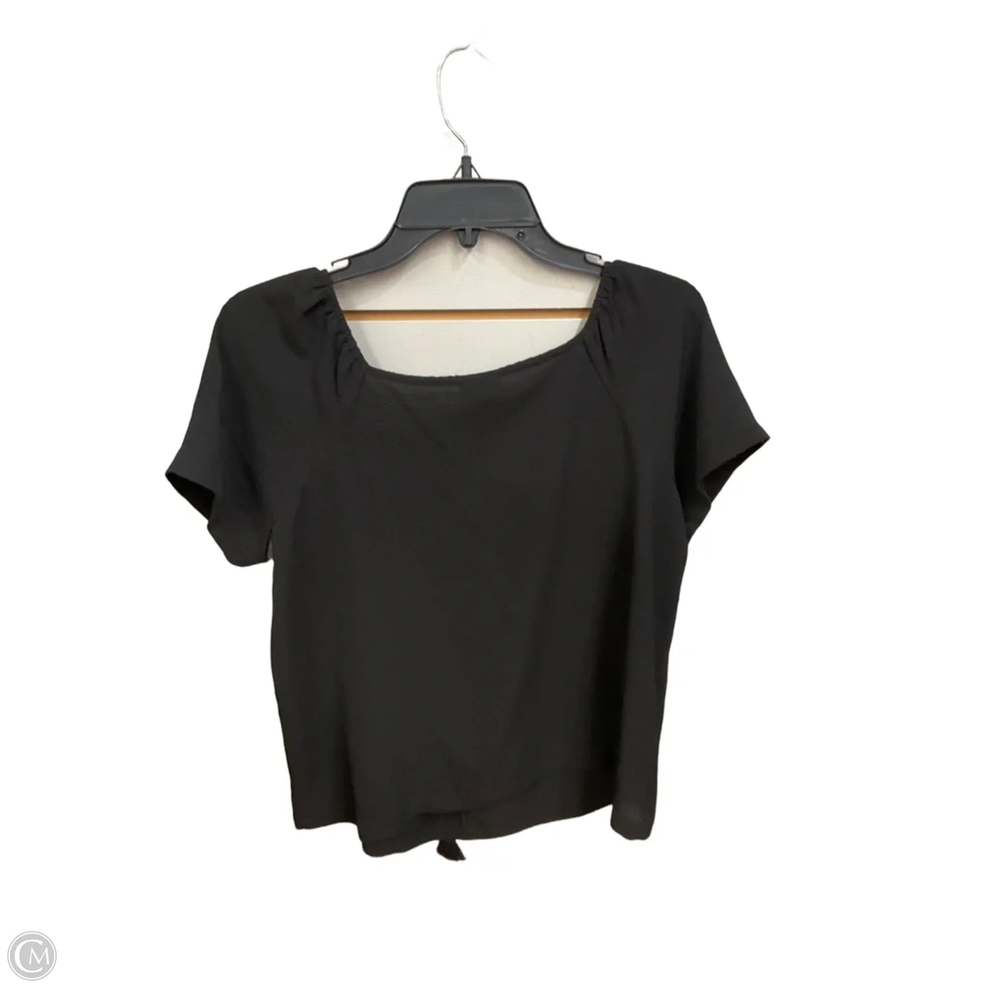 Top Short Sleeve By Bobeau In Black, Size: S