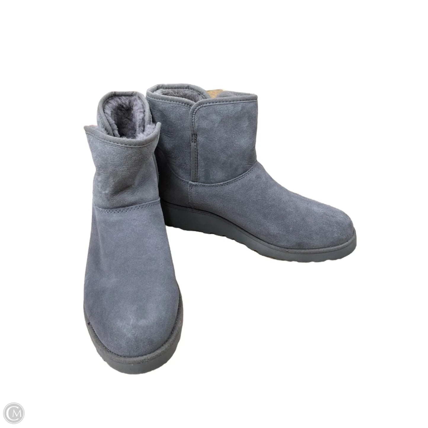 Boots Designer By Ugg In Grey, Size: 8