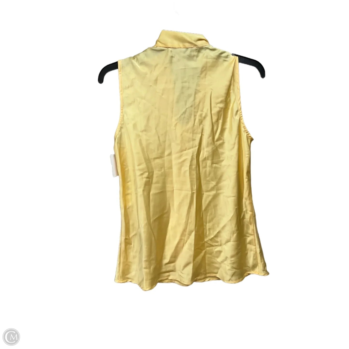 Top Sleeveless By Kasper In Yellow, Size: S