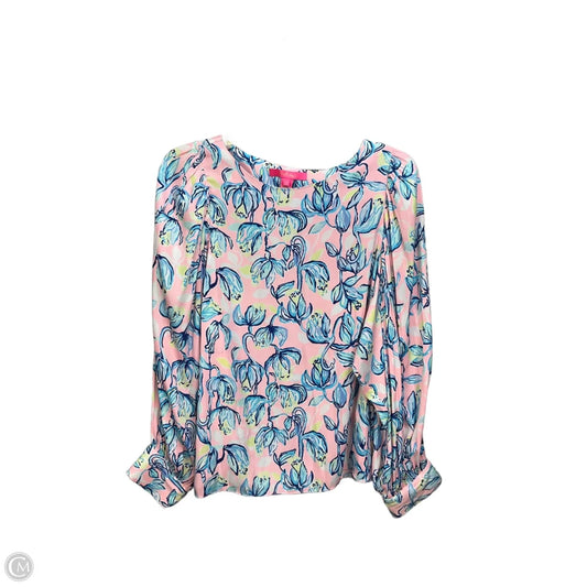 Blouse Designer By Lilly Pulitzer In Floral Print, Size: S