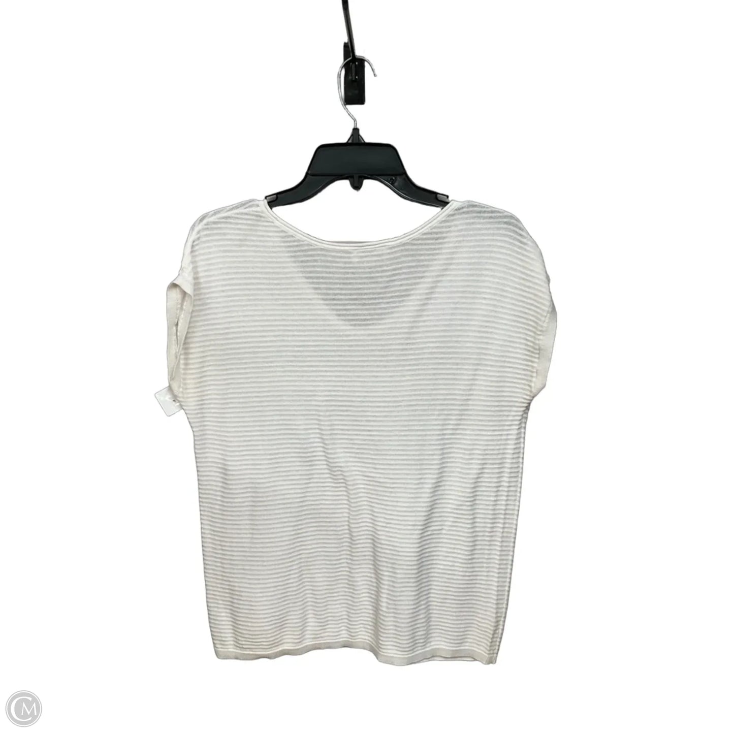 Top Sleeveless By Loft In Striped Pattern, Size: M