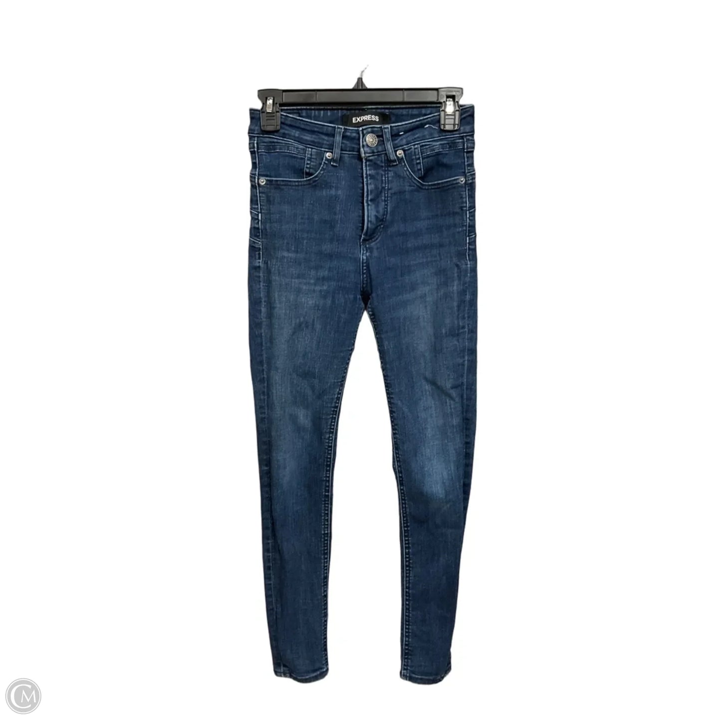 Jeans Jeggings By Express In Blue Denim, Size: 2