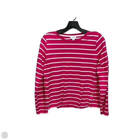 Top Long Sleeve By J. Crew In Striped Pattern, Size: S